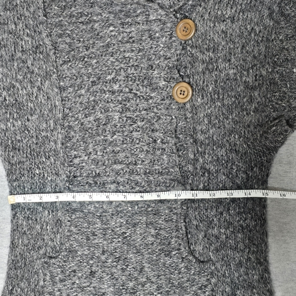 Free People Gray Hooded Women's Sweater Vest Wool Blend Size XS - Picture 10 of 12